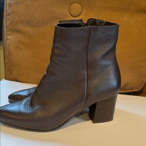 Aquatalia Dark Brown Ankle Booties
